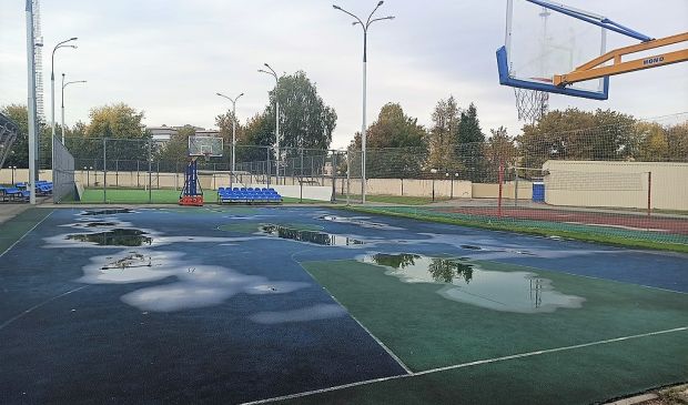 Фотография Баскетбольная площадка 28х16 Стадион 