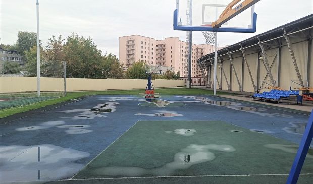 Фотография Баскетбольная площадка 28х16 Стадион 