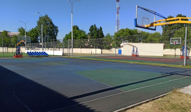 Фотография Баскетбольная площадка 28х16 Стадион 